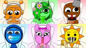 СПРУНКИ ЭМОДЗИ ЦВЕТ МУКБАНГ | ОГНЕННАЯ ЛАПША & ЖАРЕНАЯ КУРИЦА & ЖЕВАТ. МАРМЕЛАД | МОМОСТУДИО