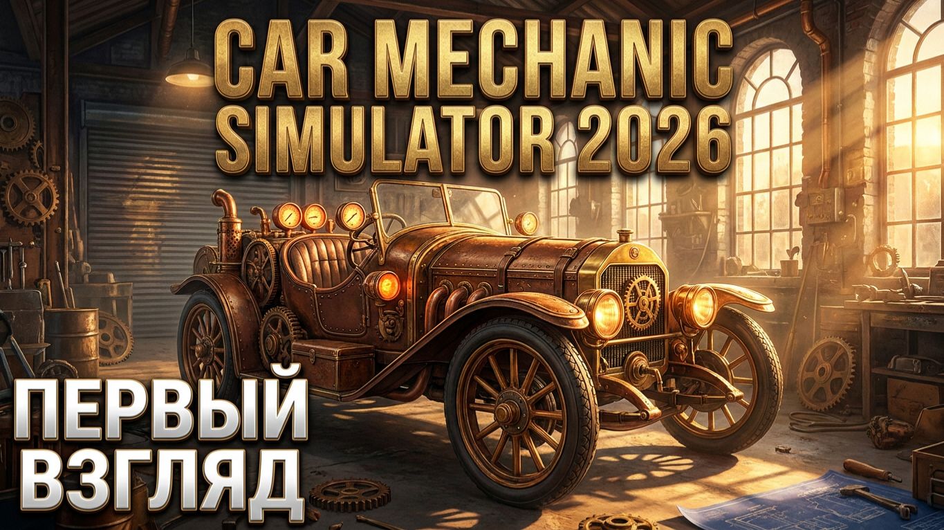 Car Mechanic Simulator 2026 - ПРОБУЮ РАБОТАТЬ МЕХАНИКОМ\Первый взгляд