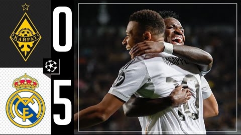 Реал Мадрид VS Кайрат Алматы: Полный матч