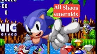 Sonic the hedgehog 1991 All chaos emeraldsGood ending