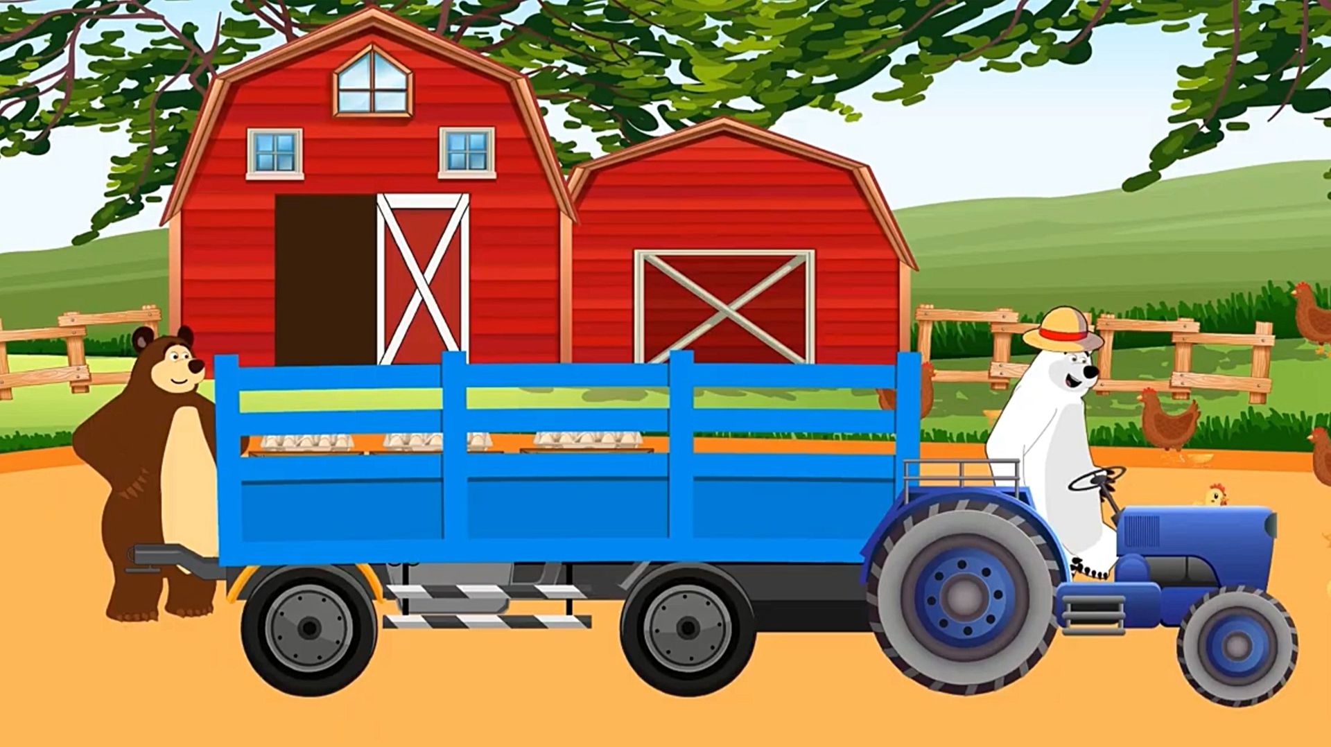 Мультики для детей. Медведь Моня и его повседневные заботы. Мультики смотреть