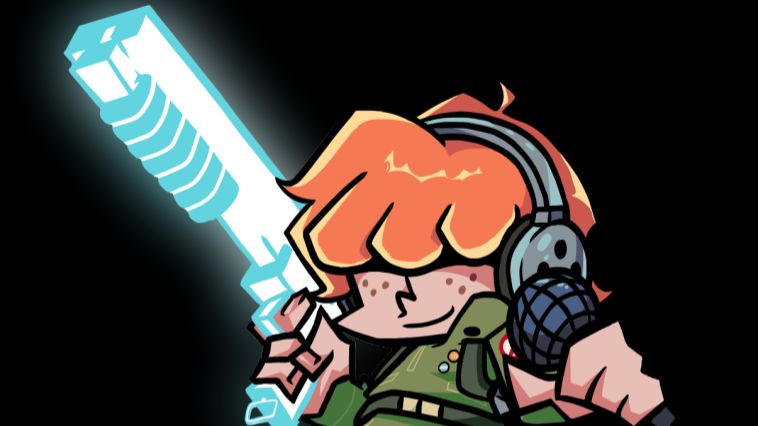 Первая игра в фнф на видео (я про ?)