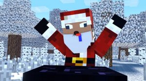 Санта Клаус-Нуб исследует мир Майнкрафта ｜ Счастливого Рождества. Майнкрафт Мультик