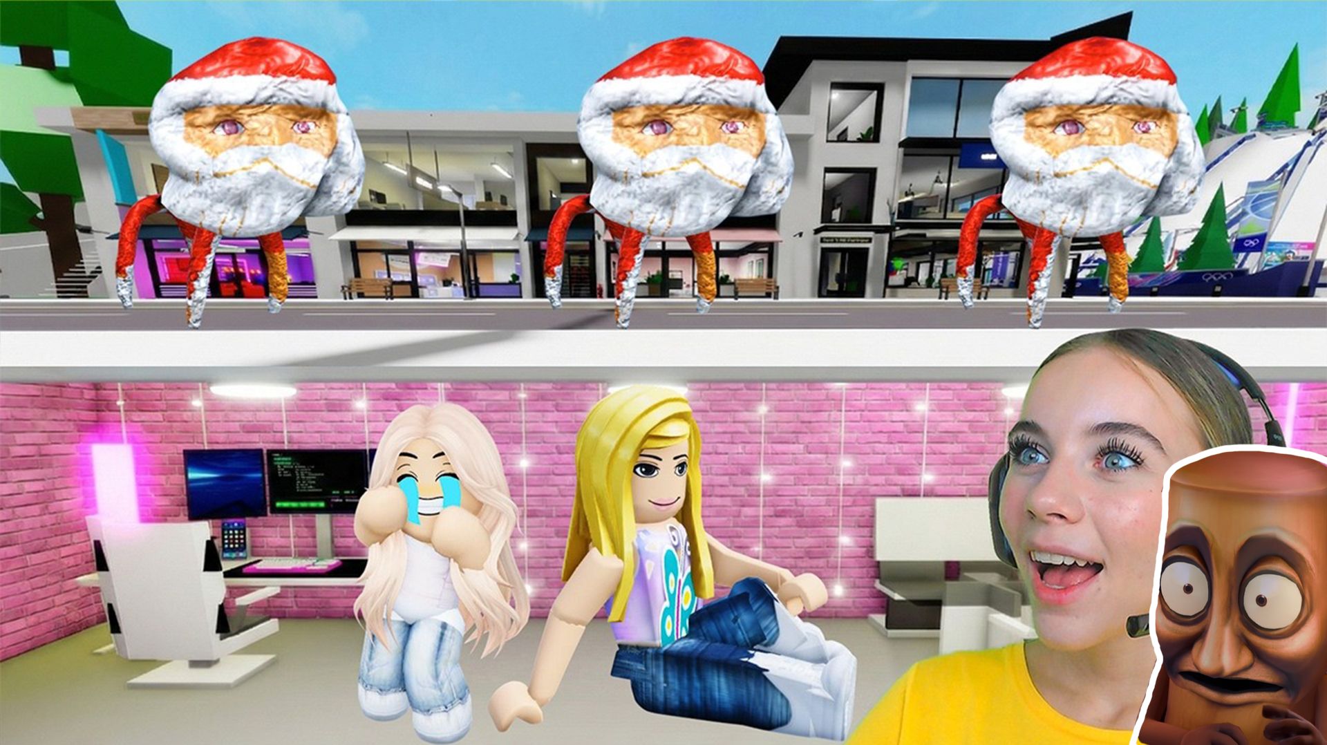 СТРОЮ БУНКЕР, ЧТОБЫ ЗАЩИТИТЬ МАЛЫША АЛЁНУ ОТ ГУГУ ГАГА В БРУКХЕЙВЕН в ROBLOX!