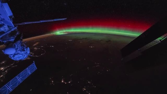 Ночной таймлапс с МКС