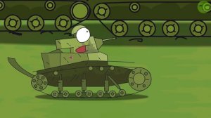 KV-44 VS RATTE  - Cartoons about tanks