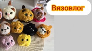 Вязовлог. Коты, процессы .У меня горе 🥹😥😢