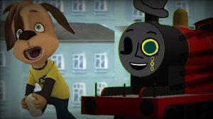 Дружок бежит от Паровозика Томаса (Анимация) Идея От @jamesengine-l9f