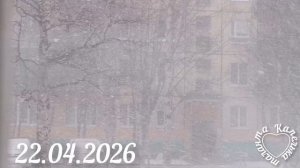 Весенний снег❄️ Зима в апреле❄️