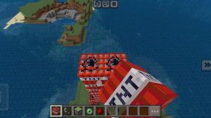 как сделать фонтан взрывов в маинкрафт