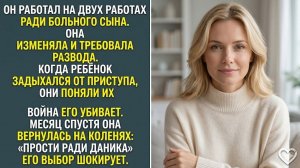 «Жена изменяла, пока я покупал лекарство умирающему сыну... Её месть оказалась страшнее»