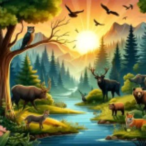 Животный и природа