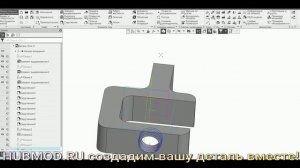 Как создать отверстие с резьбой  Компас 3Д