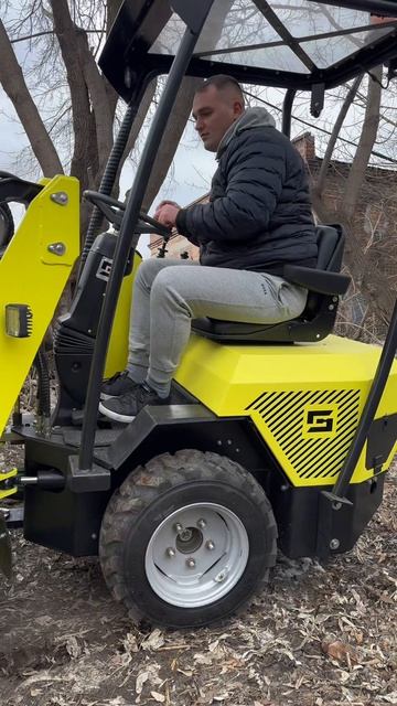 ШАРНИРНО СОЧЛЕНЕННЫЙ ПОГРУЗЧИК МАКСТЕМ MAX600, ЭЛЕКТРОТЯГА, ПОГРУЗЧИК EMAX, OFFROAD, БЕЗДОРОЖЬЕ