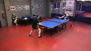 1/2 Закзун/Орлова (1203) - Садовников/Южакова (1208) 19.04 БЛИЦ-турнир МИКСТ настольный теннис