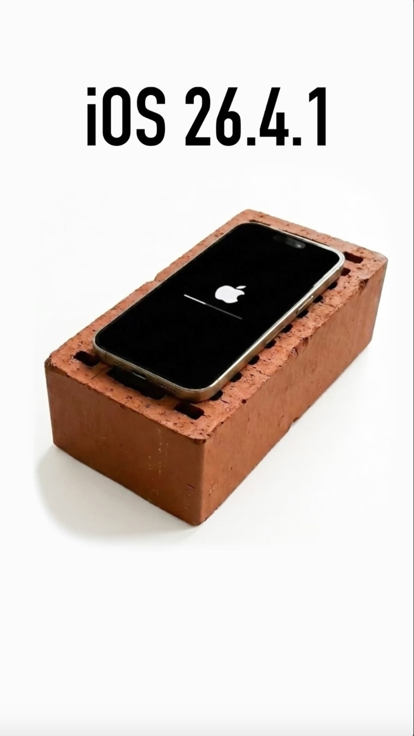iOS 26.4.1 превращает iPhone в кирпич