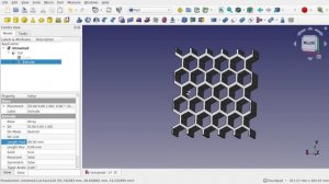 FreeCAD Быстро и легко оборачивает шестигранную сетку вокруг цилиндра и трубки