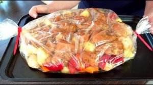 Нарезала овощей и забыла на час - лучший обед для ленивых! 🥩🔥