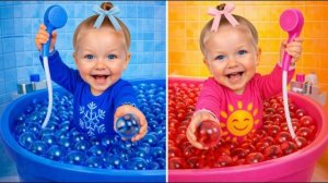 Кто победит: мальчики или девочки? Челлендж синий против розового