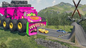 Мультики машинки для детей. Краш тесты машинок маквина c бульдозерами. Мультики про машинки малышам