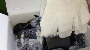 Видео камера наружного наблюдения распаковка