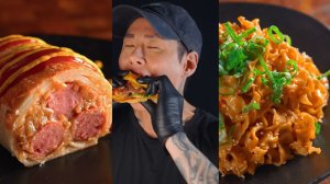 Лучшее от Зака Чоя  MUKBANG  ГОТОВКА  ASMR