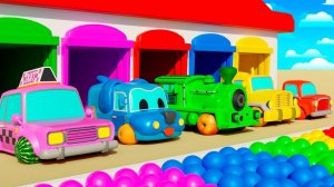 Песенка о дожде - Колеса на автобусе - Фрукты, овощи и машинки - Детские стишки и песенки