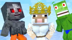 Жизнь "люблю принцессу жабу". Майнкрафт Мультик