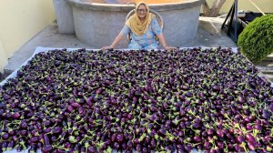 200 кг баклажанов в большом кадеи