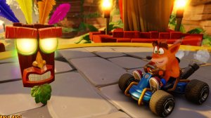 Начало игры Crash Team Racing Nitro-Fueled PS4. Гонки на машинках