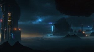 MEMORIES FROM FUTURE - ethereal calming ambient music - cyberpunk ambience visuals-(1080p30)