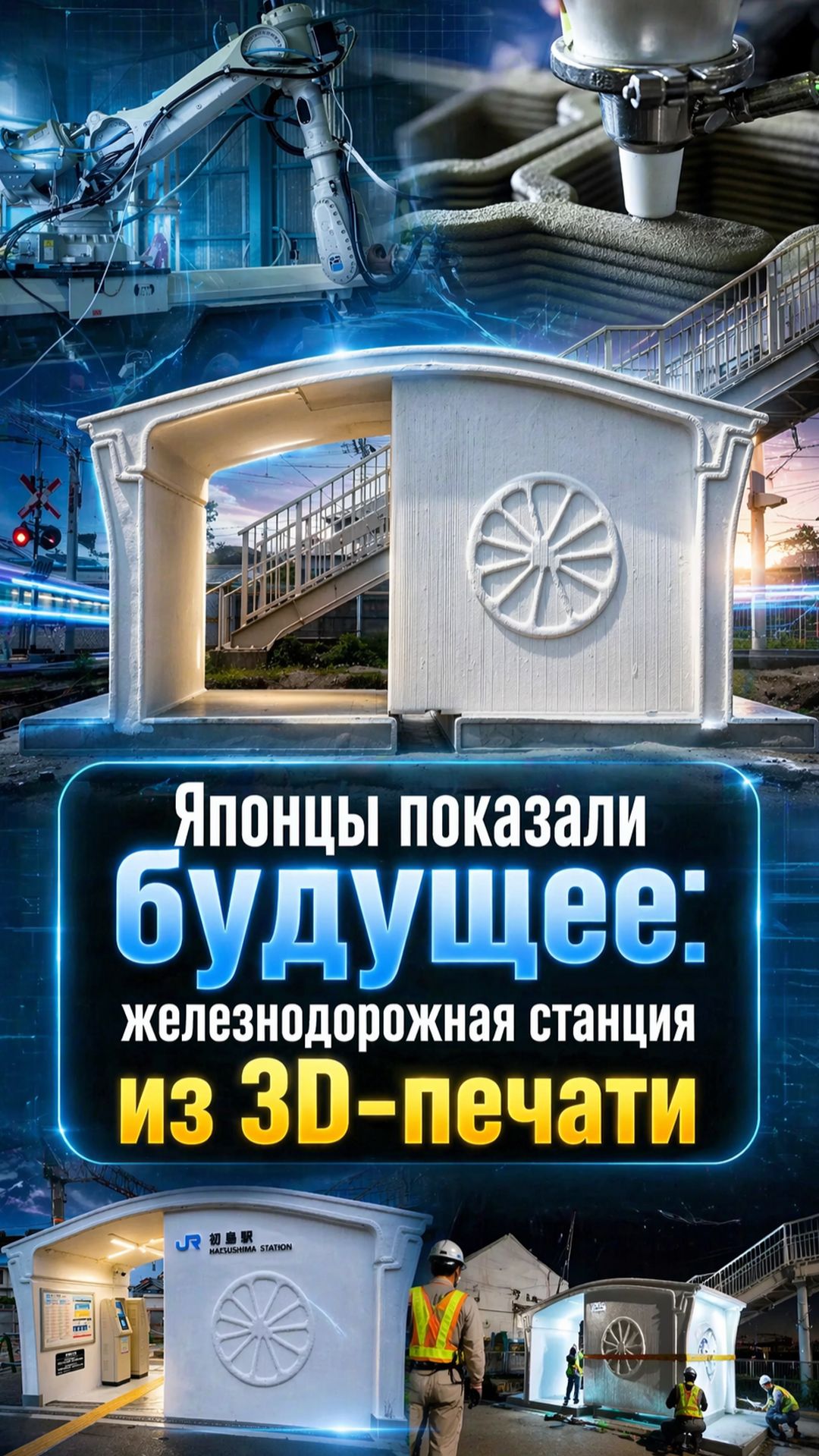 Почему 3D-печатная станция в Японии — это важный сигнал для всей стройиндустрии