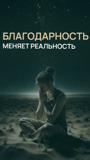 Благодарность меняет реальность