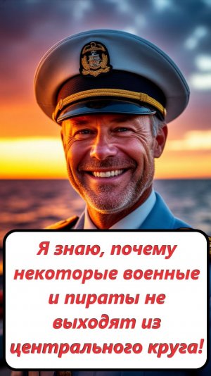 Я знаю, почему некоторые военные и пираты не выходят из центрального круга.