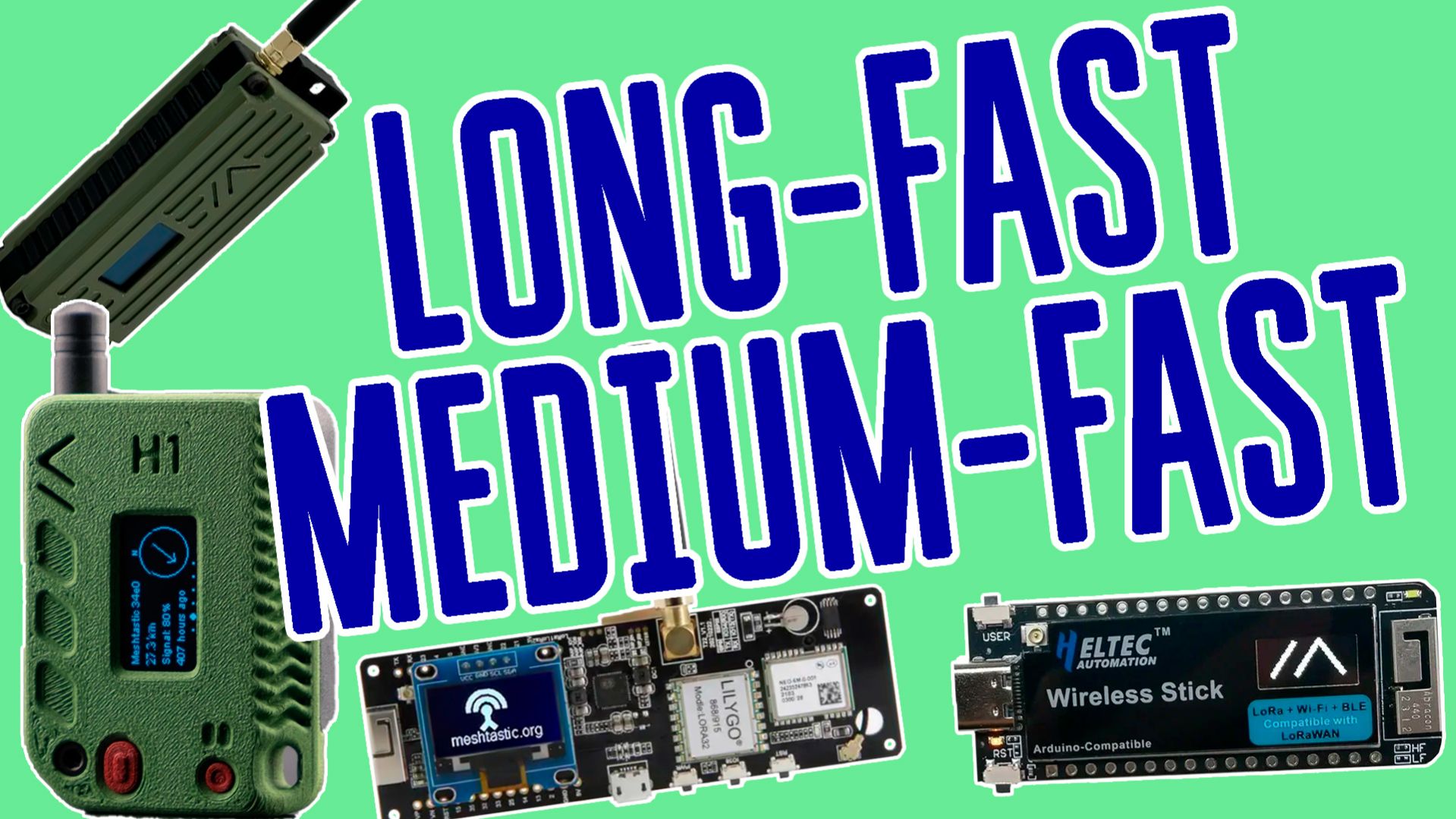 Meshtastic. Выбор скорости LONG_FAST, MEDIUM_FAST и т.д. и частоты сети.