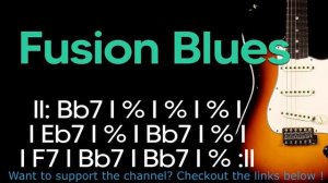 Минусовка для гитары Роббена Форда Style Fusion Blues в тональности Bb 116 bpm