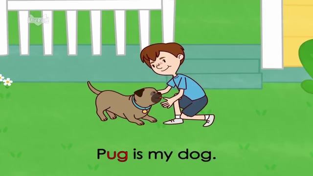 Word Families Episode 18 -- Pug Can Tug (-ug) CVC Words
