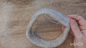 Как связать двойную горловину 🧶