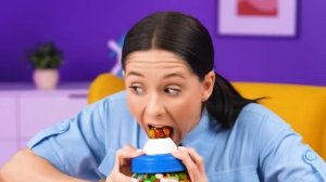 Быстрая Средняя или Медленная Скорость Еды Челлендж # Забавные Лайфхаки с Едой от Candy DO