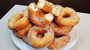 САМЫЕ вкусные и мягкие ПОНЧИКИ. Без дрожжей. Простой и быстрый рецепт