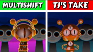 Sprunki Multishift против TJ's take