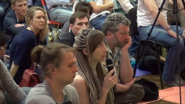 Юрий Менячихин 2015.05.08.Весь мир на кончике иглы. Сатсанг в Москве