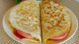 Завтрак для ленивых за 5 минут! Вкусный, быстрый завтрак на скорую руку! Рецепт завтрака! Вкуснотище