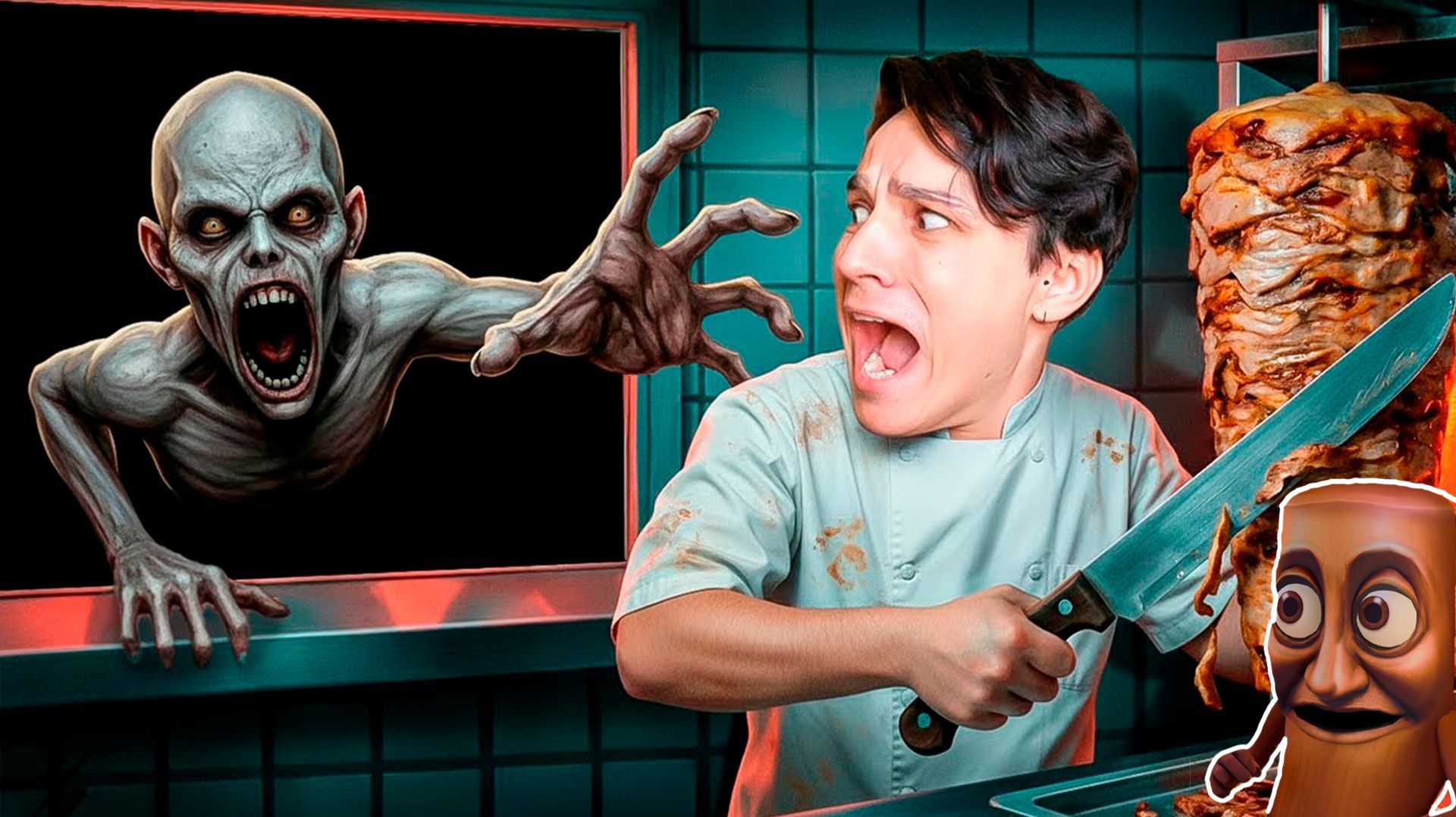 ЗРЯ Я ГОТОВИЛ ШАУРМУ В 3 ЧАСА НОЧИ… игра про ШАУРМУ в РОБЛОКС