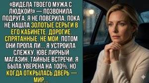 «Нашла золотые серьги в кабинете мужа... Когда узнала правду, было уже поздно» Слушать рассказы