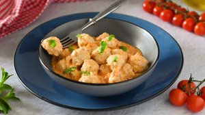 🍲 Как приготовить замороженные фрикадельки вкусно? - просто соус сметана + кетчуп и дело в шляпе!