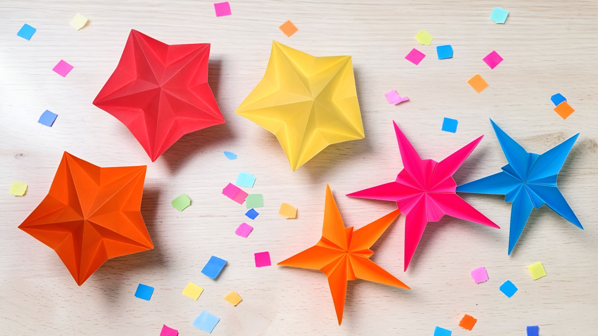 Как сделать звезду из бумаги своими руками на 9 мая