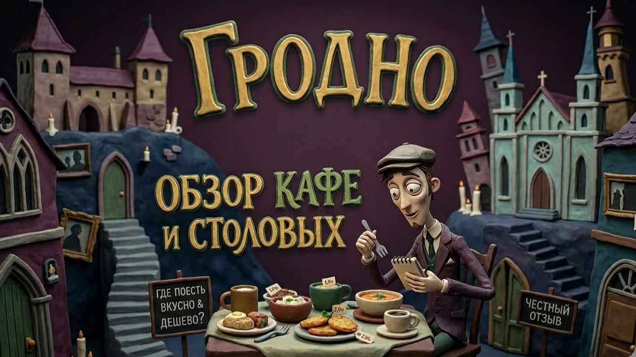 Гродно. Где поесть вкусно и недорого. Наш обзор кафе. #отпусксбмв