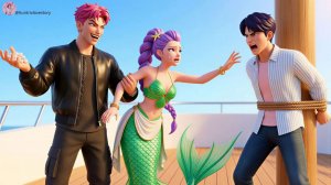 Джину поймали! Сможет ли Руми сбежать от Эбби в одиночку? 🧜♀️😱 Охотники на демонов в стиле K-pop