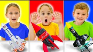  Крис и его друзья — Испытание игрушечной ракетой